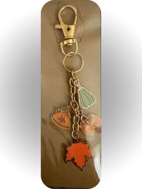 Handmade Fall Charms Keychain